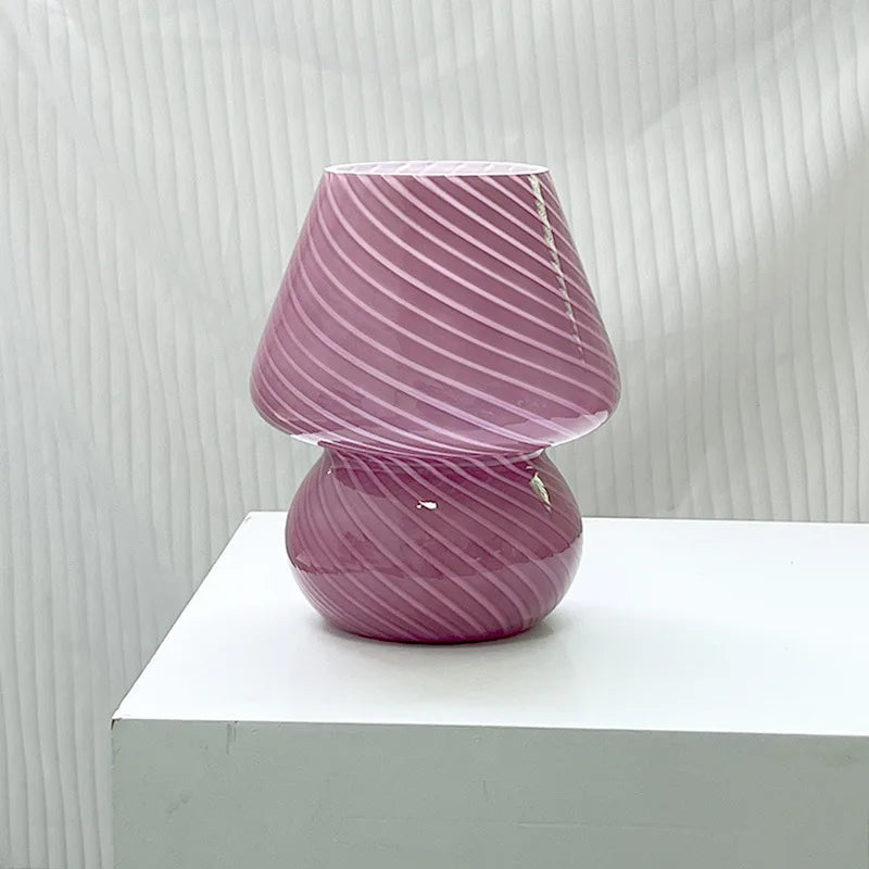 Lampe de bureau LED en verre de luxe