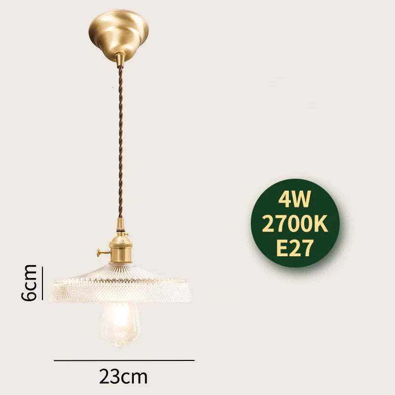 Suspension Diamond Glass LED Nordic Modern