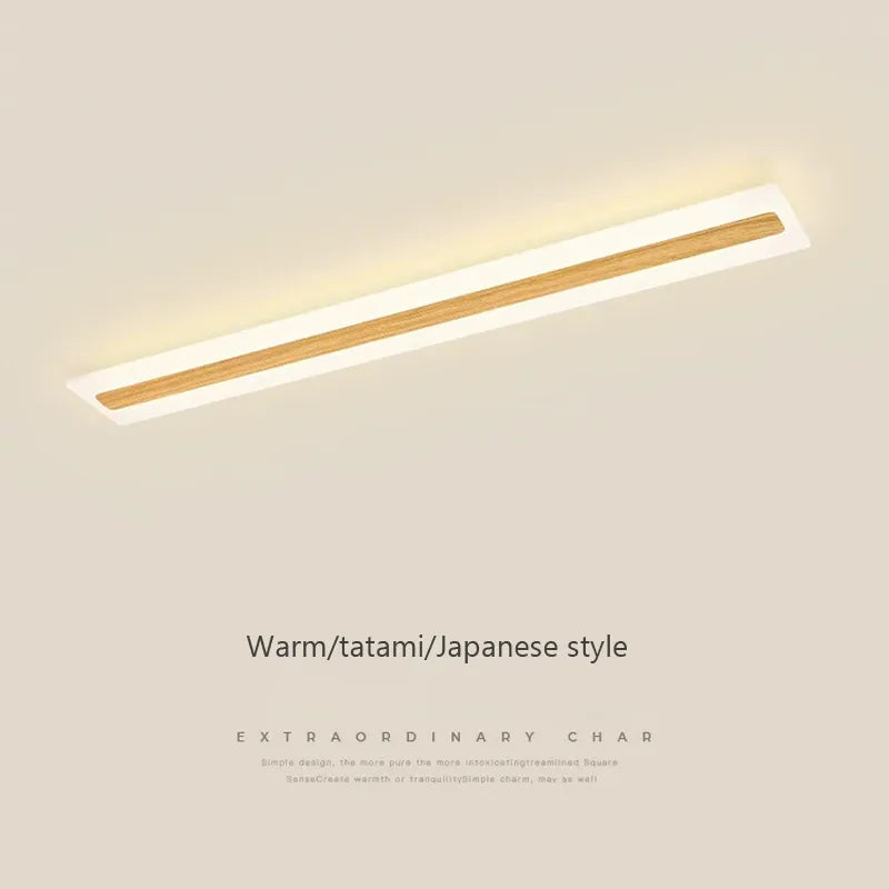 Plafonnier LED en Bois pour une Déco Élégante