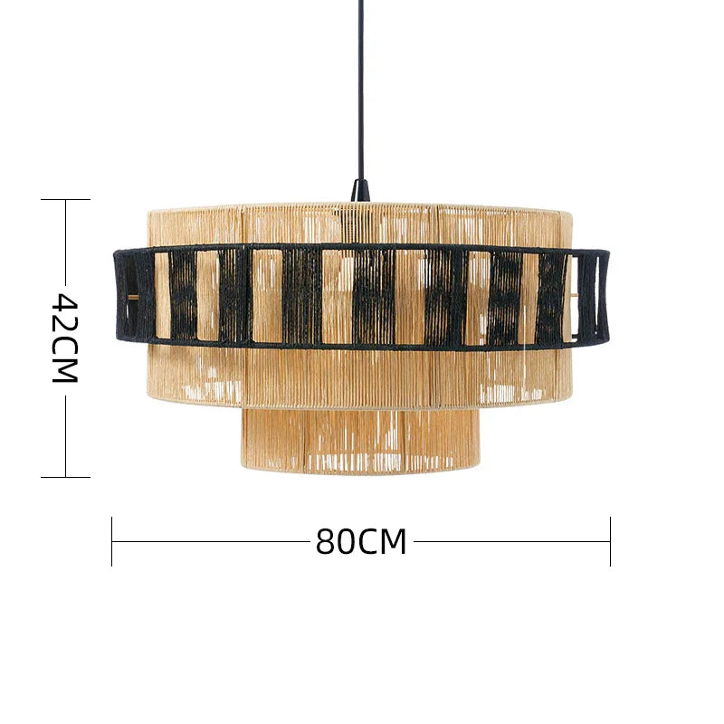 Suspension LOFT Japonais en Bambou Design