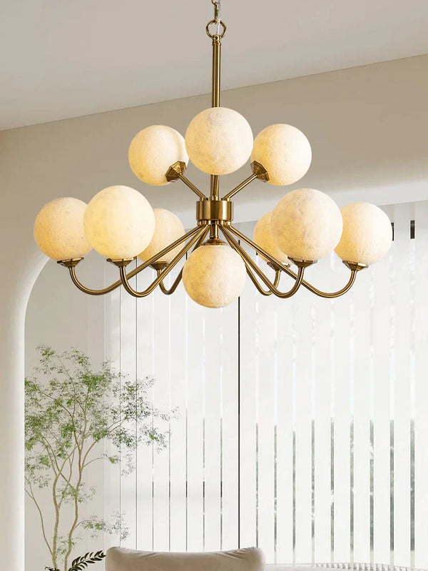 Lustre Lune: Branche Moderne Boule en Verre pour Restaurant