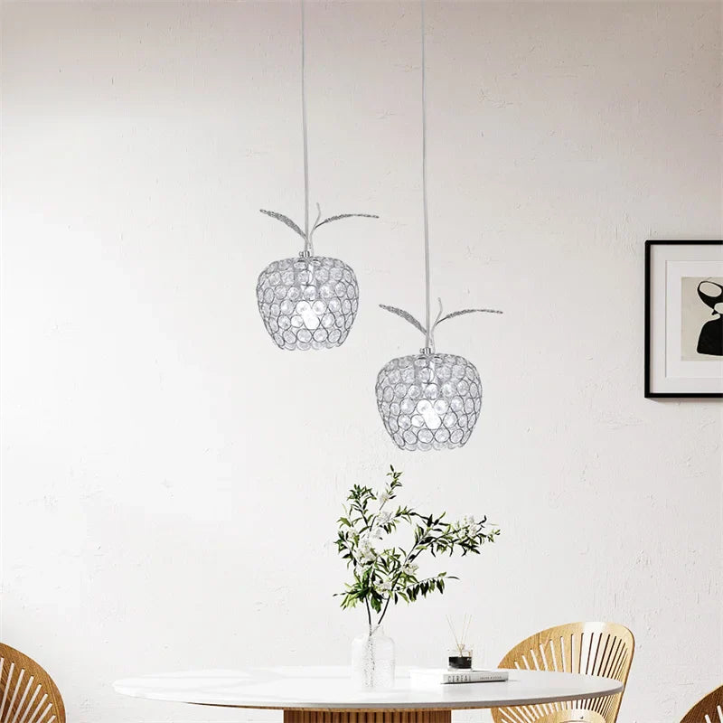 Lustre moderne en cristal pour une décoration intérieure élégante