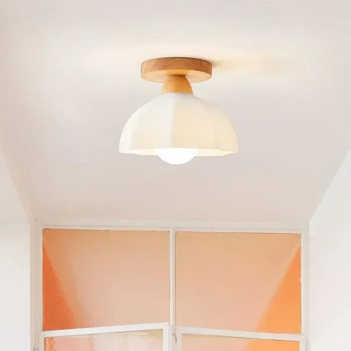 Plafonnier nordique en rondins de bois pour éclairer votre intérieur