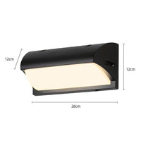 Applique murale LED extérieur - Hallen Black Metal