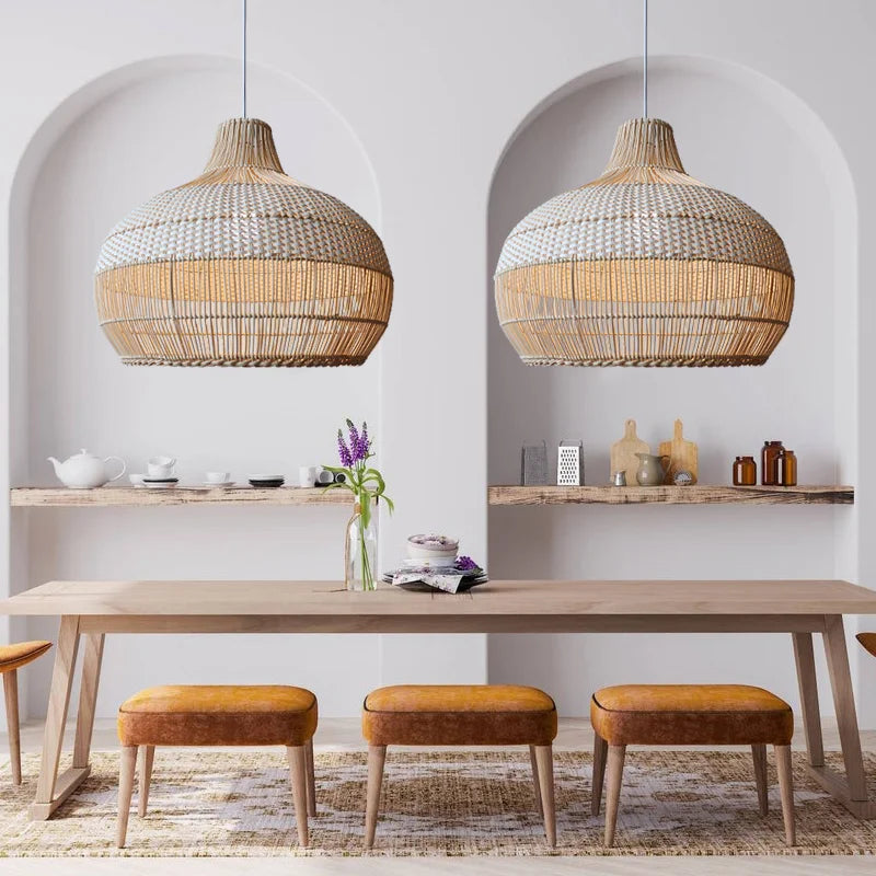 Suspension japonaise en rotin pour une déco créative chez vous