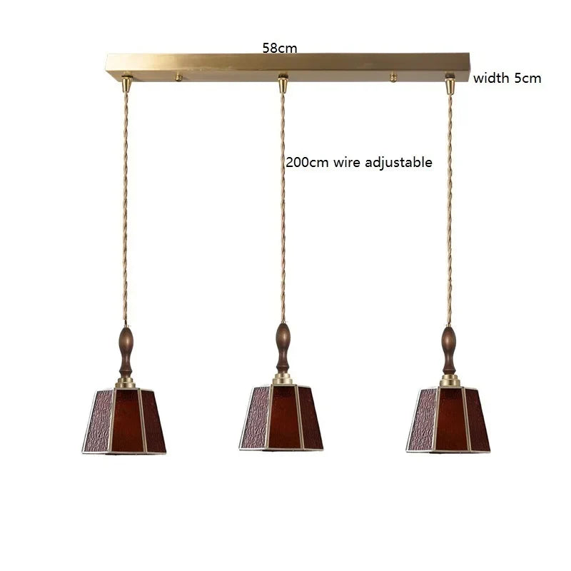 iwhd : Suspension LED Moderne de Style Nordique Vintage Américain