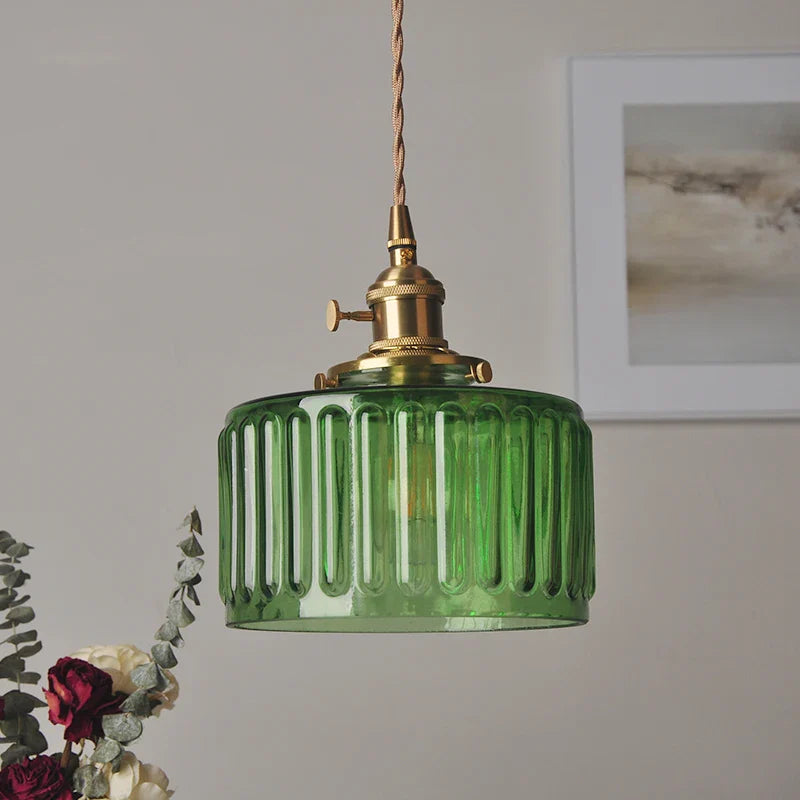 Suspension nordique vintage rustique en cuivre Wabi-Sabi Luminaire - Édition Limitée