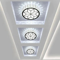 Plafonnier LED moderne en cristal pour un éclairage intérieur sophistiqué
