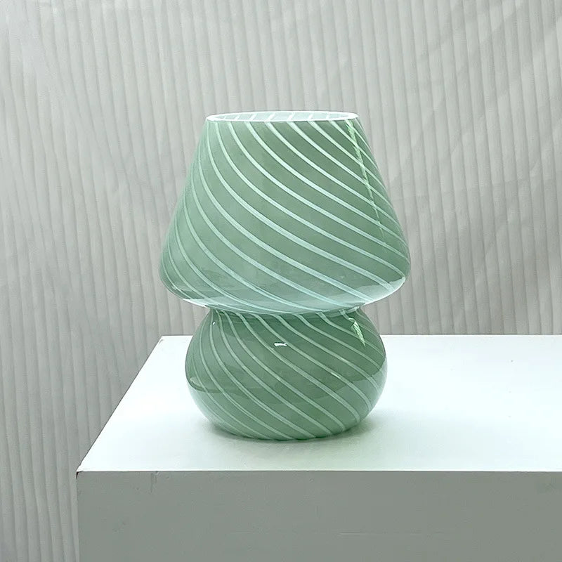 Lampe de bureau LED en verre de luxe
