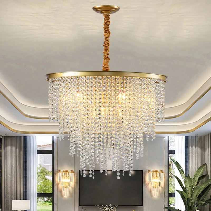 Lustre en cristal LED Chic Glamour