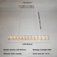 Lustre Moderne LED en Cristal K9 - Art Décor Maison