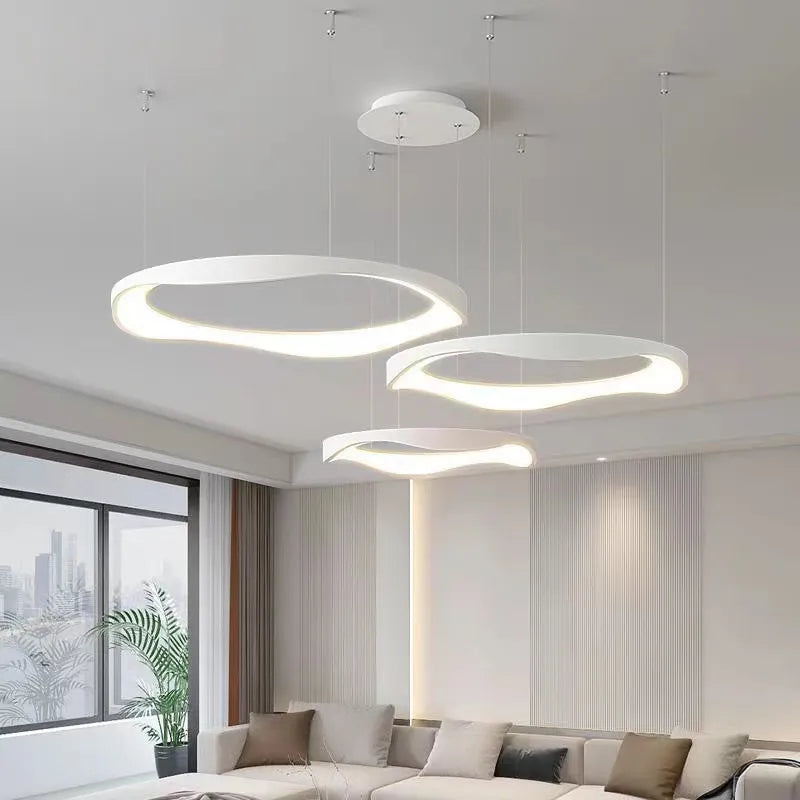 Lustre LED design nordique rond