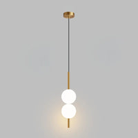 Suspension LED Or et Globe