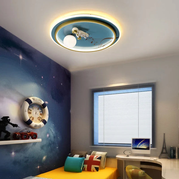 Lustre LED Créatif Trois Têtes pour Enfants - Design Enfance Brillante