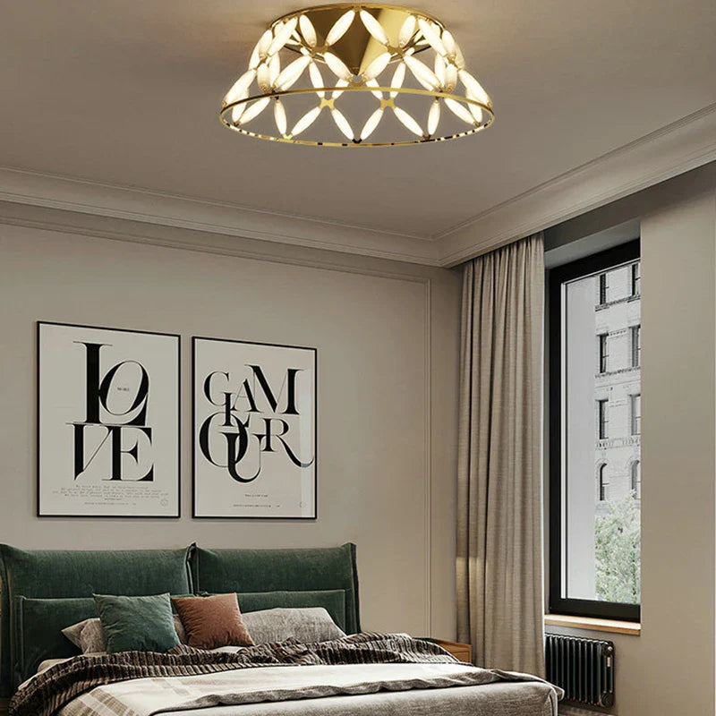 Plafonnier LED Minimaliste Moderne avec Abat-Jour Fantaisie: Style Durable