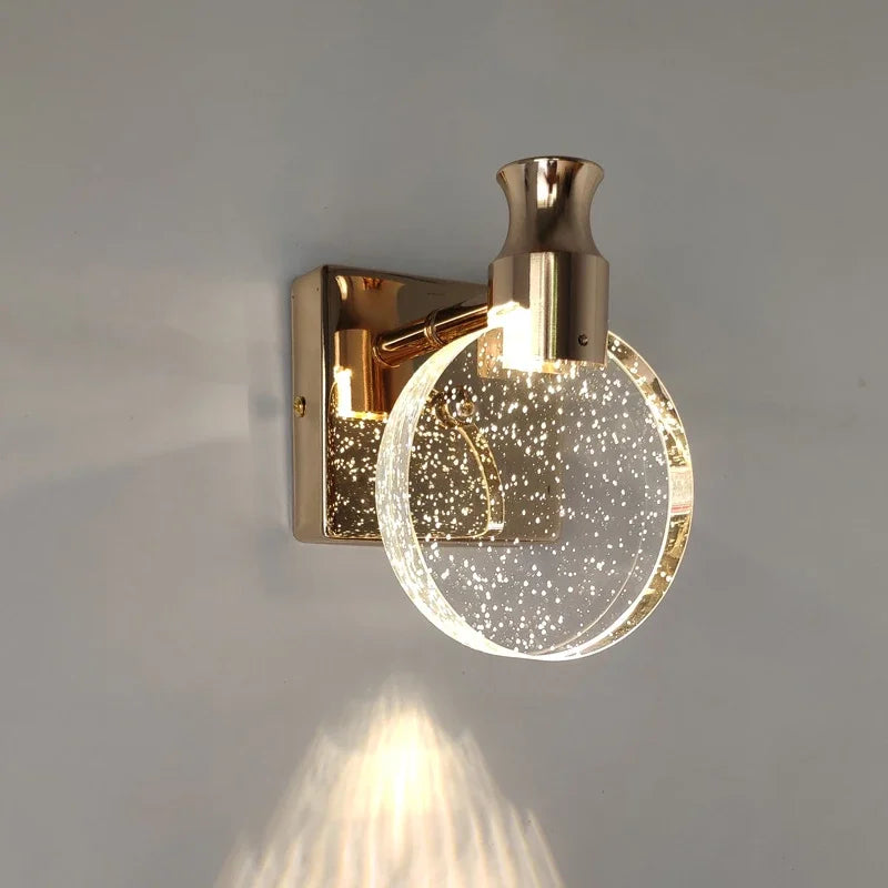Applique murale LED pour maquillage avec miroir intégré