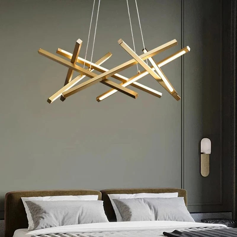 Lustre LED moderne pour éclairage intérieur - Élégance Simplifiée