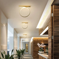 Plafonnier Déco Lumière Ronde Entrée - Style Moderne