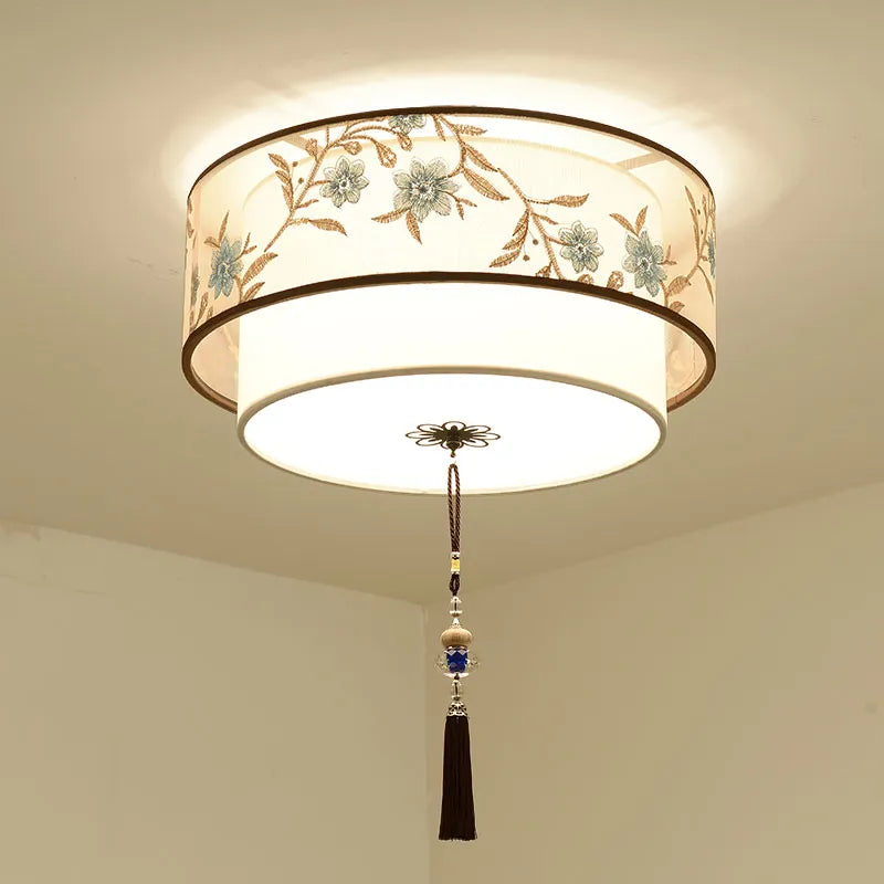 Lustre Chinois Plafonnier Chinoiserie pour Chambre Rétro