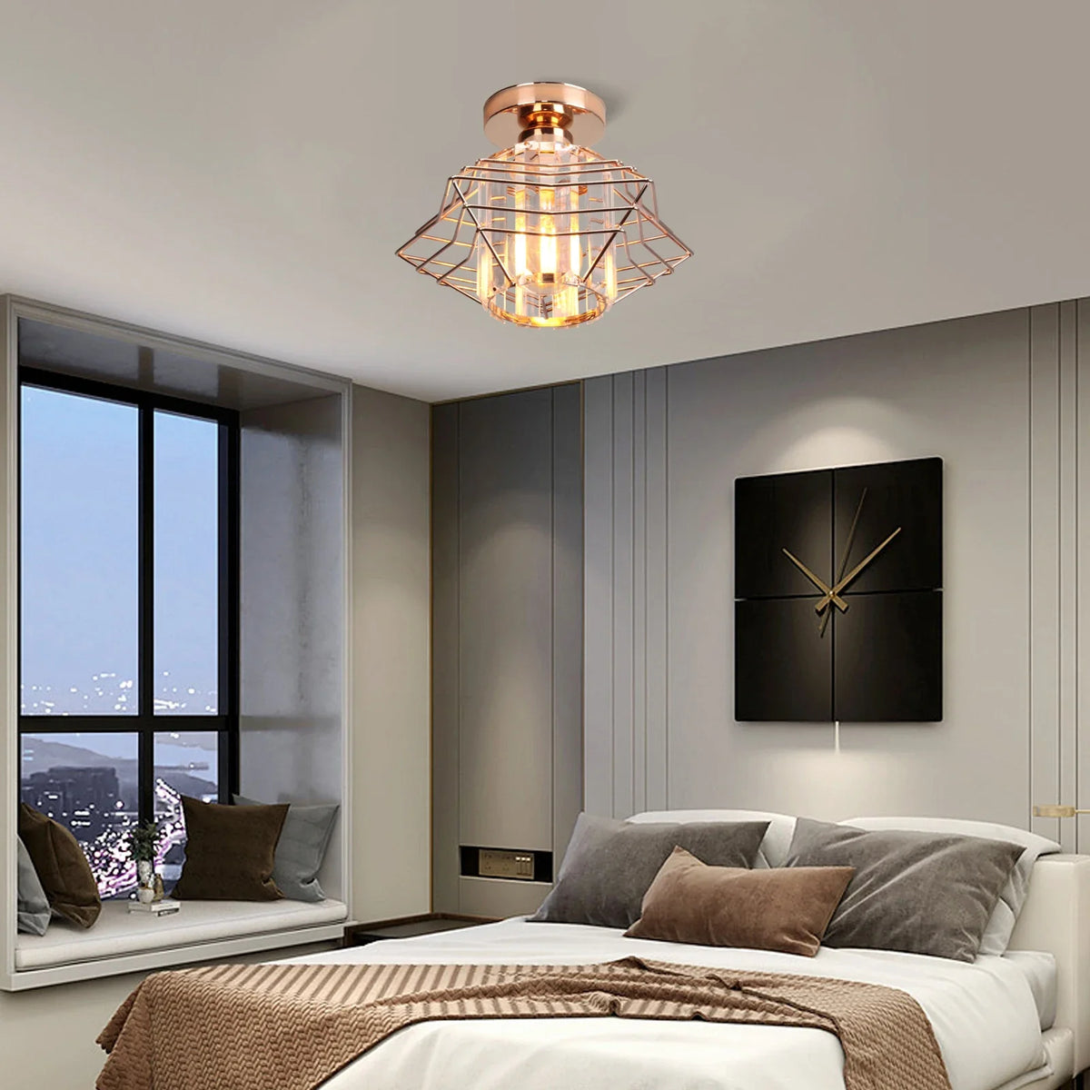 Plafonnier LED Crystal Touch