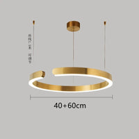 Lustre Anneau Nordique LED Réglable pour Salle à Manger - Collection Maison Luminaires