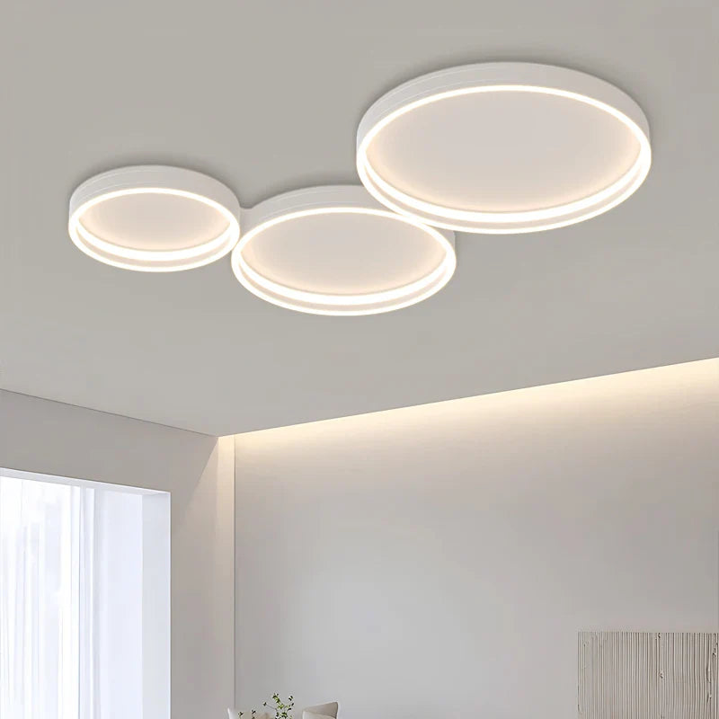 Plafonnier Rond Minimaliste Moderne avec Spectre Complet