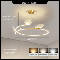 Lustre papillon LED - Éclairez votre maison avec créativité