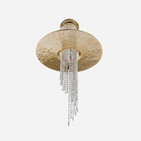 Lustre en Cristal Moderne pour Villa de Luxe LED Glamour