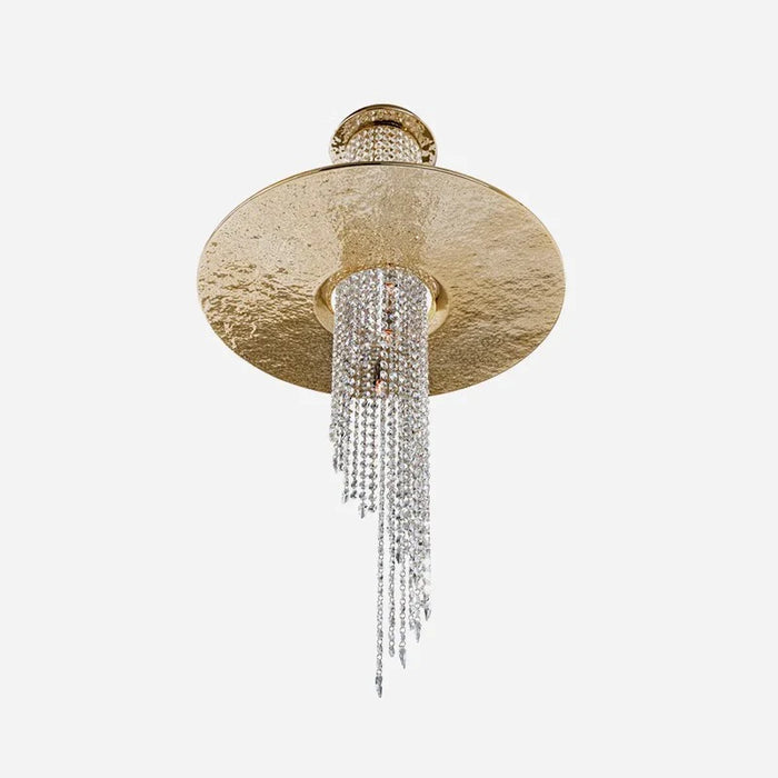 Lustre en Cristal Moderne pour Villa de Luxe LED Glamour