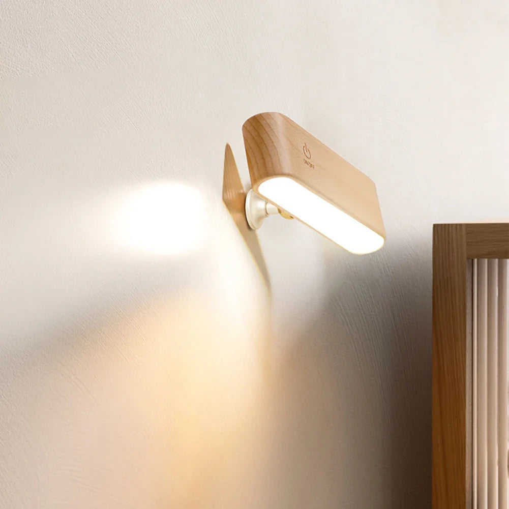 Applique Murale LED Rechargeable Rotation 360° avec Fonction Mémoire - Design360