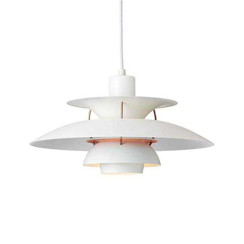 Suspension LED Coen avec abat-jours métalliques innovants