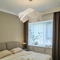 Lustre nordique crème : Confort élégant