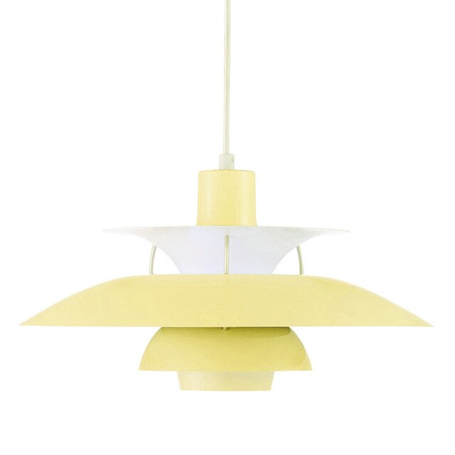 Suspension LED Coen avec abat-jours métalliques innovants