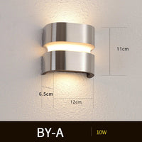 Applique murale d'extérieur en aluminium design