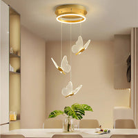 Suspension LED papillon nordique