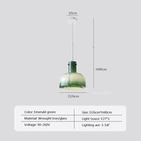 Suspension LED en verre au style nordique - Nordic Glow