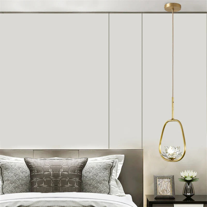 Suspension LED en cristal Zen Glam