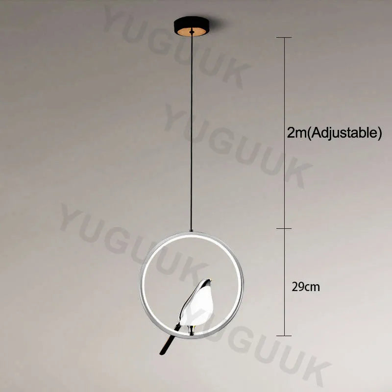 Suspension luminaire Nordique Créatif LED "Luxury Glow"