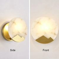 Applique murale nordique minimaliste en marbre - Design scandinave