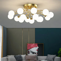 Lustre LED Moderne en Fer pour un Loft Élégant