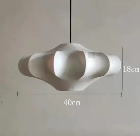 Suspension Cirrus nordique minimaliste en soie style japonais par West Elm