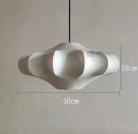 Suspension Cirrus nordique minimaliste en soie style japonais par West Elm