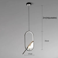 Suspension luminaire Nordique Créatif LED "Luxury Glow"