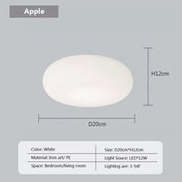 Suspension LED "Nordic Stripes Cream & Apples"