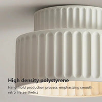 Plafonnier LED Nordique Crémeux - Luminaire Déco