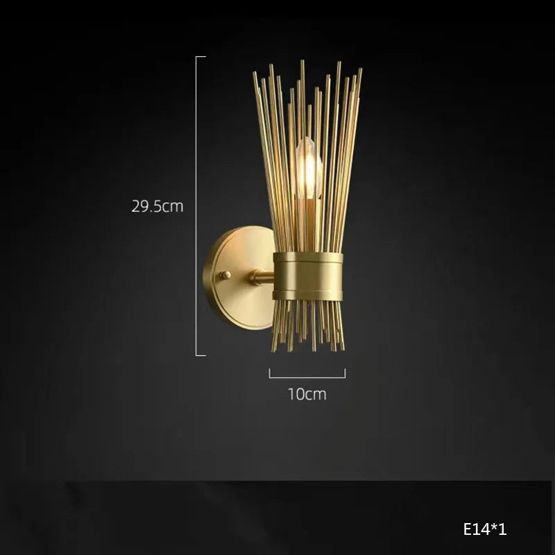 Lustre en cuivre LED décoratif de qualité supérieure pour la maison
