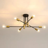 Plafonnier LED Nordica Doré Antique