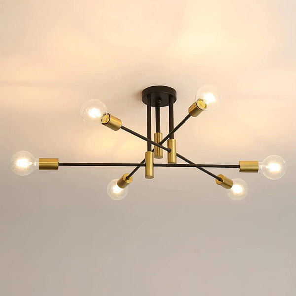 Plafonnier LED Nordica Doré Antique
