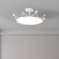 Plafonnier Couronne pour Chambre d'Enfant Princesse - Protection des Yeux