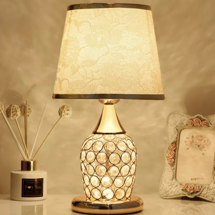 Lampe de Table en Cristal Européenne Chic